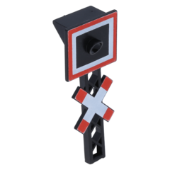 Trein spoorwegovergang