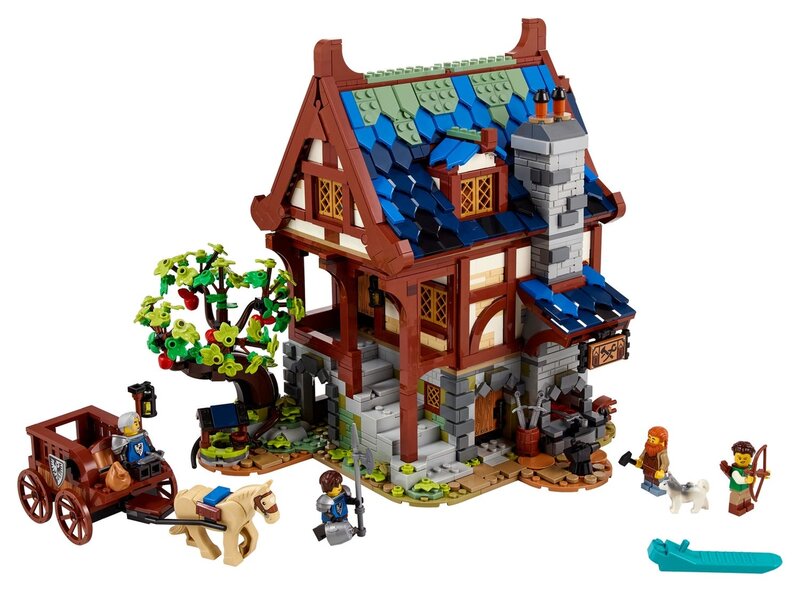 LEGO Ideas- Medieval Blacksmith  - 21325 verhuur bij Allemaal Steentjes