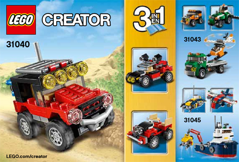 LEGO 31040-boek Allemaal Steentjes